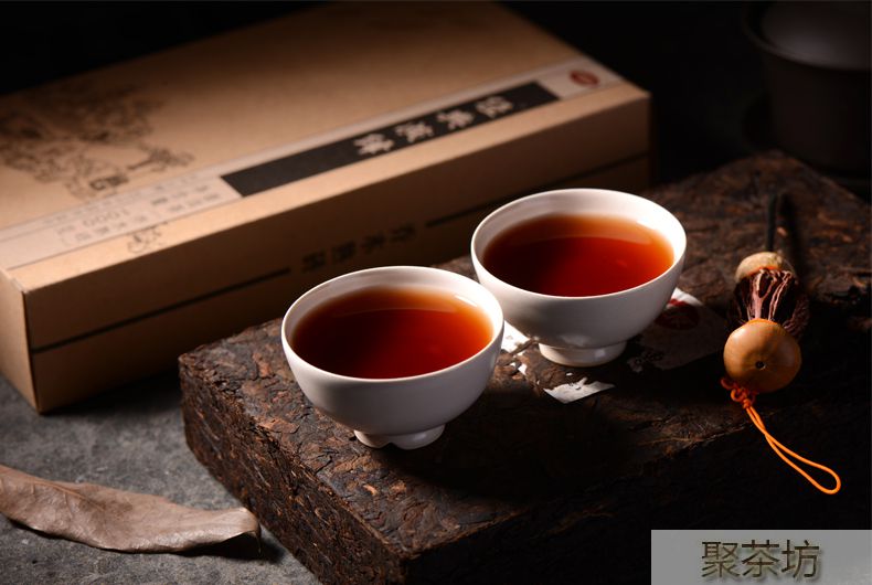 博友经典演绎普洱茶熟茶1公斤乔木砖茶旧勐海味特别甜(图4)